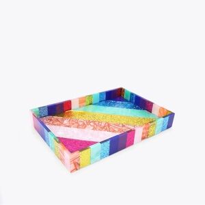 ISO Kurt Geiger Rainbow Tray - Acrylic Tray - Large